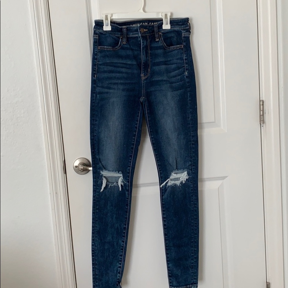 high wasted jeans